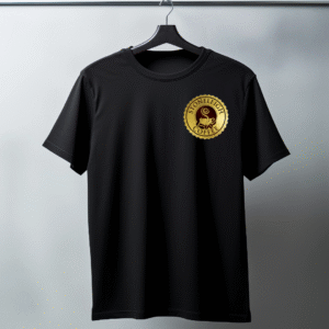 Black and White Minimalist T-Shirt Mockup Instagram Post